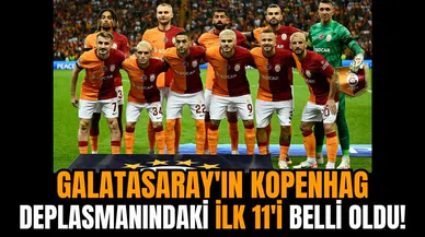 Galatasaray'ın Kopenhag deplasmanındaki ilk 11'i belli oldu! Okan Buruk'tan flaş karar