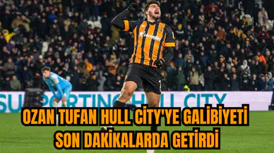 Ozan Tufan Hull City'ye galibiyeti son dakikalarda getirdi