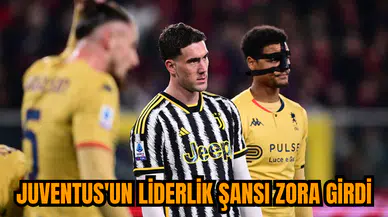 Juventus'un liderlik şansı zora girdi
