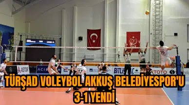 TÜRŞAD Voleybol Akkuş Belediyespor'u 3-1 yendi