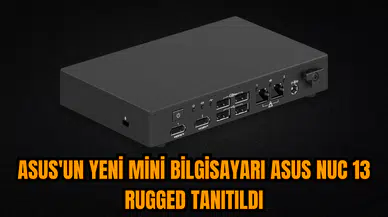 Asus'un yeni mini bilgisayarı ASUS NUC 13 Rugged tanıtıldı
