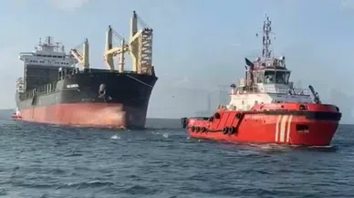 Rusya'ya giden ULUSOY 9 Adlı Yük Gemisi İstanbul Boğazı'nda Arızası Yaptı
