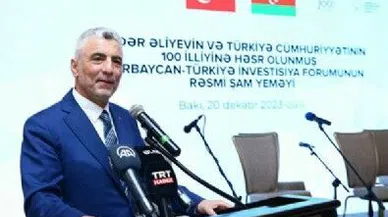 Ticaret Bakanı Ömer Bolat Azerbaycan'da şehitlik ziyaret etti