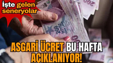 Asgari ücret bu hafta açıklanıyor! İşte gelen seneryolar