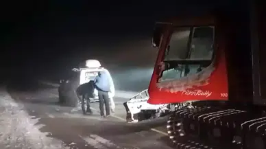 Ağrı'da iş makinesi uçuruma yuvarlandı! 2 kişi hayatını kaybetti