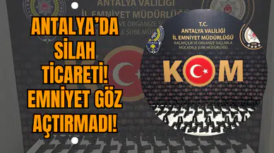 Antalya’da Silah Ticareti! Emniyet Göz Açtırmadı!