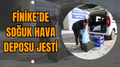 Finike’de Soğuk Hava Deposu Jesti