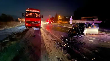 Karabük'te zincirleme kaza: 1 yaralı var