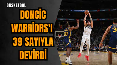 Doncic Warriors'ı 39 sayıyla devirdi