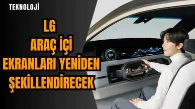 LG araç içi ekranları yeniden şekillendirecek