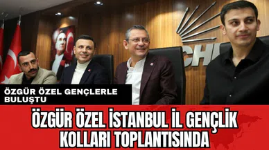 Özgür Özel İstanbul İl Gençlik Kolları toplantısında
