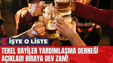 Tekel Bayiler Yardımlaşma Derneği Açıkladı Biraya Dev Zam! İşte O Liste