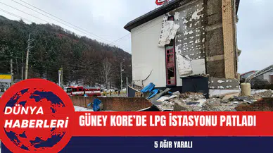 Güney Kore’de LPG istasyonu patladı