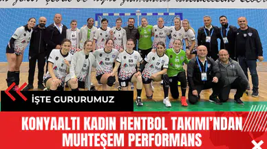 Konyaaltı Kadın Hentbol Takımı’ndan Muhteşem Performans