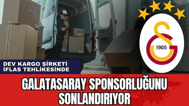 Galatasaray sponsoru dev kargo şirketi iflas tehlikesinde