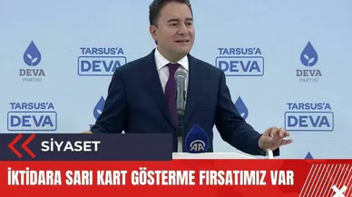 Babacan'dan yerel seçim açıklaması: İktidara sarı kart gösterme fırsatımız var