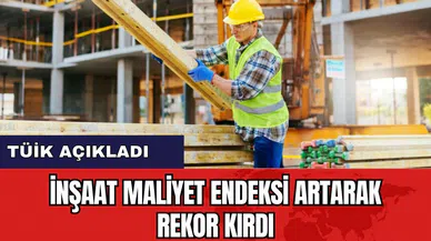 Kasım ayında inşaat maliyet endeksi artarak rekor kırdı