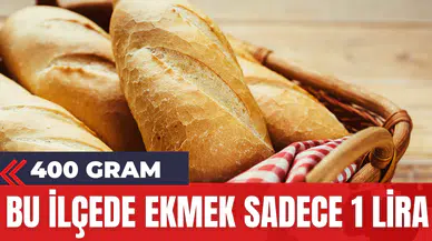 Bu İlçede Ekmek Sadece 1 Lira