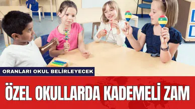 Özel okullarda kademeli zam: Oranları okul belirleyecek