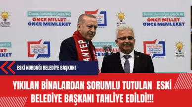 Depremde yıkılan binalardan sorumlu tutulan eski Belediye Başkanı tahliye edildi!!!