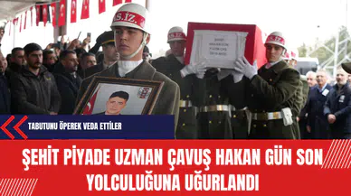 Şehit Piyade Uzman Çavuş Hakan Gün son yolculuğuna uğurlandı