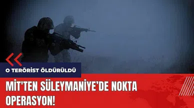 MİT'ten Süleymaniye’de nokta operasyon!