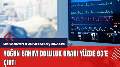 Bakandan korkutan açıklama! Yoğun bakım doluluk oranı yüzde 83'e çıktı