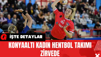 Konyaaltı Kadın Hentbol Takımı Zirvede