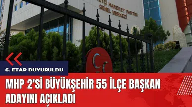 MHP 6. etap başkan adaylarını açıkladı