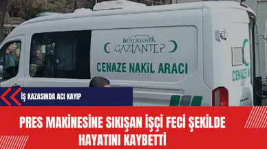 Pres Makinesine Sıkışan İşçi Feci Şekilde Hayatını Kaybetti