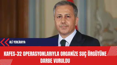 Kafes-32 Operasyonlarıyla Organize Suç Örgütüne Darbe Vuruldu