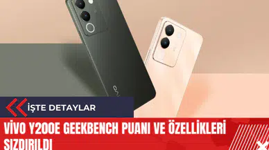 Vivo Y200e Geekbench puanı ve özellikleri sızdırıldı