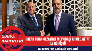 Hakan Fidan Cezayirli Mevkidaşı Ahmed Attaf ile Görüştü