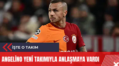Angelino yeni takımıyla anlaşmaya vardı
