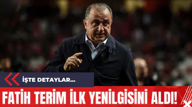 Fatih Terim İlk Yenilgisini Aldı!