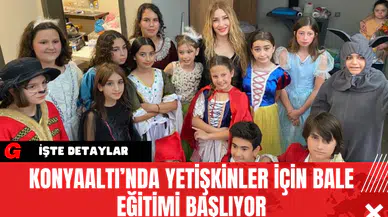 Konyaaltı’nda Yetişkinler İçin Bale Eğitimi Başlıyor