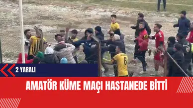 Amatör Küme Maçı Hastanede Bitti: 2 yaralı