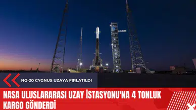 NASA Uluslararası Uzay İstasyonu'na 4 tonluk kargo gönderdi
