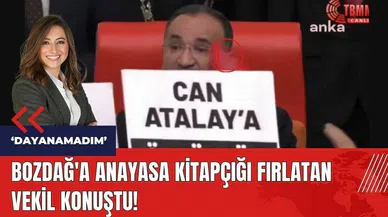 Bozdağ'a Anayasa kitapçığı fırlatan vekil konuştu: Dayanamadım