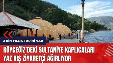 Köyceğiz'deki 2 bin yıllık Sultaniye Kaplıcaları yaz kış ziyaretçi ağırlıyor