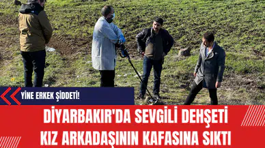 Diyarbakır'da sevgili dehşeti! Kız arkadaşının kafasına sıktı! İşte o görüntüler