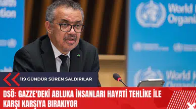 DSÖ: Gazze'deki abluka insanları hayati tehlike ile karşı karşıya bırakıyor