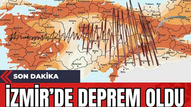 Son Dakika İzmir’de Deprem Oldu