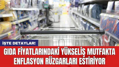 Gıda fiyatlarındaki yükseliş mutfakta enflasyon rüzgarları estiriyor