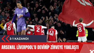 Arsenal Liverpool'u devirip zirveye yaklaştı
