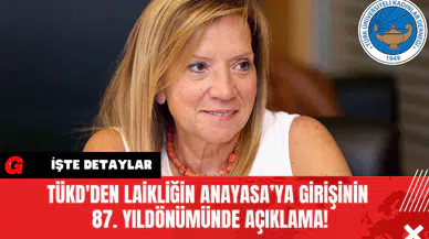 TÜKD'den Laikliğin Anayasa’ya Girişinin 87. Yıldönümünde Açıklama!