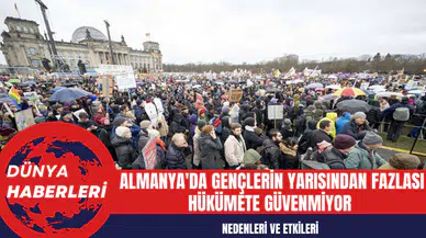 Almanya'da Gençlerin Yarısından Fazlası Hükümete Güvenmiyor