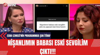 Esra Ezmeci'nin programında şok itiraf: Nişanlımın babası eski sevgilim çıktı!