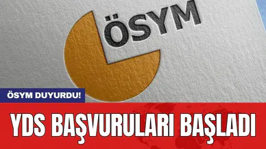 ÖSYM duyurdu: YDS başvuruları başladı