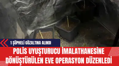 Polis Uy*şturucu İmalathanesine Dönüştürülen Eve Operasyon Düzenledi